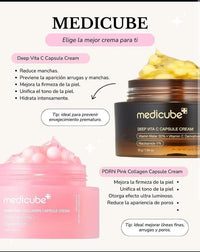 Medicube Dúo Deep Vita C + PDRN Pink Collagen Capsule Cream
