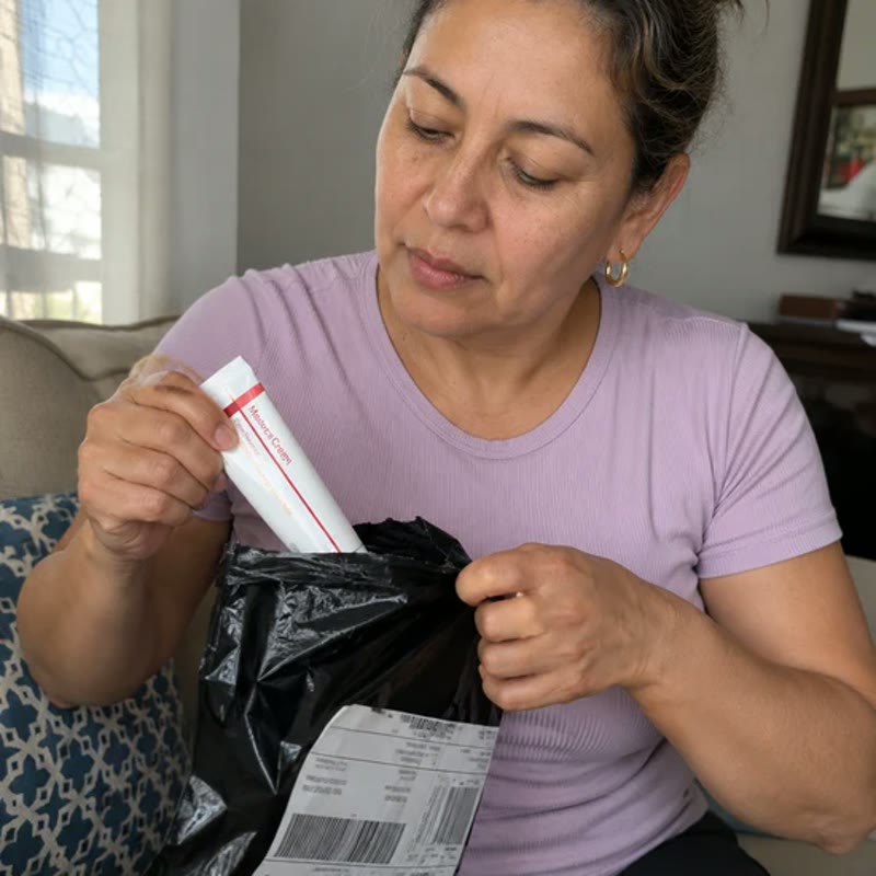 Abriendo el pedido de Madeca Cream