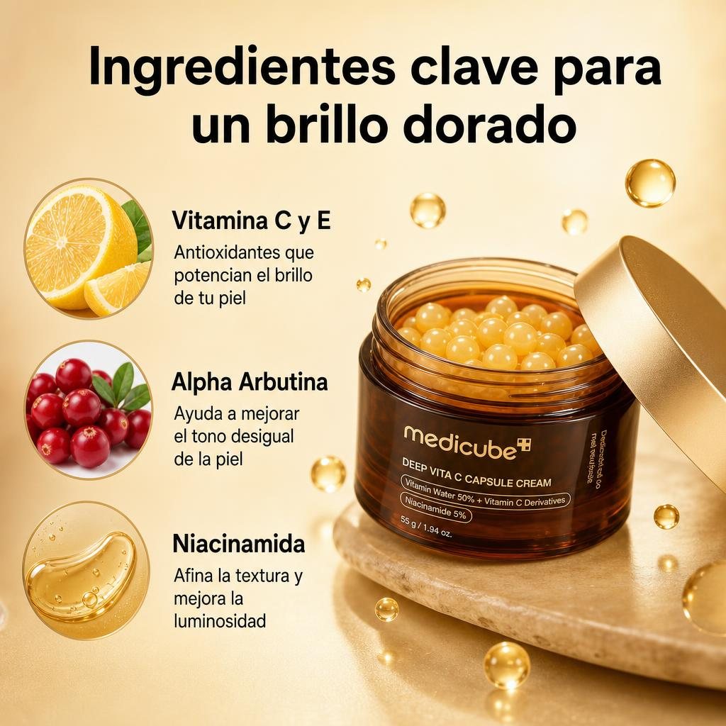 Ingredientes clave: Vitamina C, Alpha Arbutina, Niacinamida